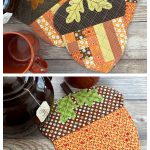 Adorable Acorn Coasters Free Sewing Pattern