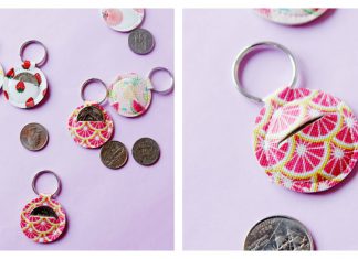 Aldi Quarter Keychain Free Sewing Pattern