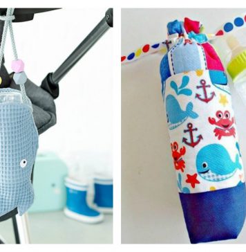 Baby Bottle Cover Free Sewing Pattern