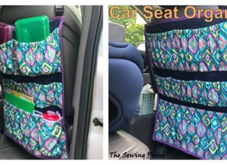 Car Seat Protector Free Sewing Pattern