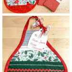 Christmas Ornaments Hot Pad Gift Set Free Sewing Pattern