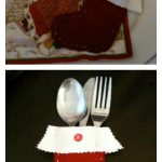 Christmas Stocking Cutlery Holders Free Sewing Pattern