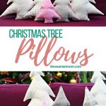 Christmas Tree Pillows Free Sewing Pattern
