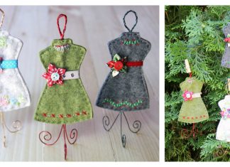 Dress Form Ornament Free Sewing Pattern