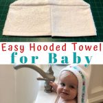 Easy Hooded Towel Free Sewing Pattern
