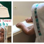 Easy Hooded Towel Free Sewing Pattern