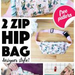 Hip Bag Free Sewing Pattern