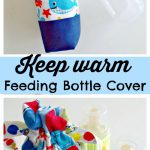 Insulated Baby Bottle Cover Free Sewing Pattern