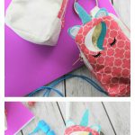 Mini Unicorn Backpack Keychain Free Sewing Pattern