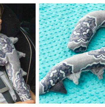 Monster Tail Kids Travel Pillow Free Sewing Pattern