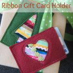 Ribbon Fabric Gift Card Holder Free Sewing Pattern