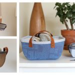 Tiny Treasures Basket and Tray Free Sewing Pattern