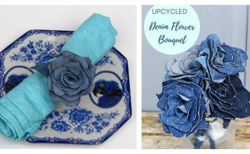 Upcycled Denim Flower Tutorial