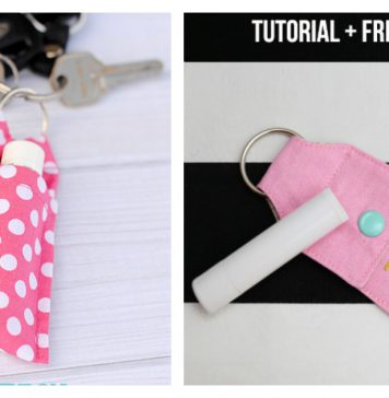 Chapstick Holder Free Sewing Pattern