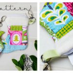 Christmas Stocking Zipper Pouch Free Sewing Pattern