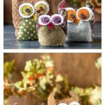 Fabric Owls Free Sewing Pattern