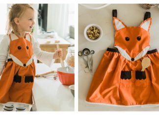 Fox Apron Free Sewing Pattern