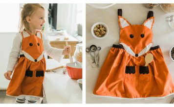 Fox Apron Free Sewing Pattern