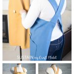 Simple Cross Back Apron Free Sewing Pattern