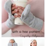 Convertible Fingerless Mittens Free Sewing Pattern