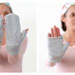 Convertible Fingerless Mittens Free Sewing Pattern