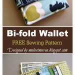 Bi-fold Wallet Free Sewing Pattern