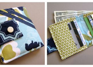 Bi-fold Wallet Free Sewing Pattern