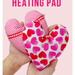 Easy Heart Shaped Heating Pad Free Sewing Pattern