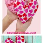 Easy Heart Shaped Heating Pad Free Sewing Pattern