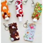 Easy Fabric Hand Sanitizer Holder Free Sewing Pattern