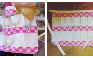 Gatherer Egg Apron Free Sewing Pattern