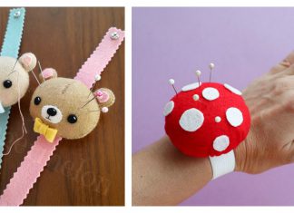 Adorable Wrist Pincushion Free Sewing Pattern