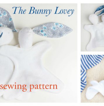 Bunny Lovey Free Sewing Pattern