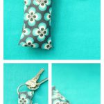 Ear Bud Pouch Keychain Free Sewing Pattern