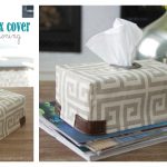 Fabric Tissue Box Cover Free Sewing Pattern