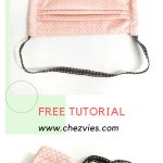 Pleated Fabric Mask with Filter Pocket Free Sewing Pattern