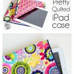 Pretty Quilted iPad Case Free Sewing Pattern