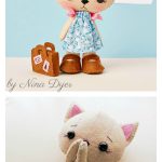Sweet Felt Doll Free Sewing Pattern and Template