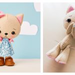 Sweet Felt Doll Free Sewing Pattern and Template