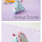 Triangle Zipper Bag Pyramid Pouch Free Sewing Pattern