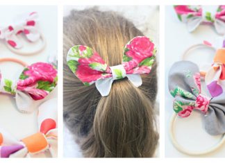 Butterfly Hair Bows Free Sewing Pattern