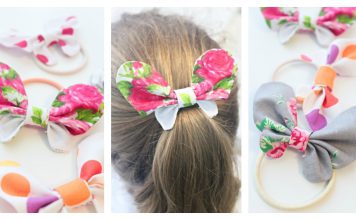 Butterfly Hair Bows Free Sewing Pattern