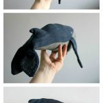 DIY Repurposed Denim Whale