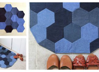 Denim Rug Free Sewing Pattern