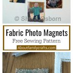 Fabric Photo Magnets Free Sewing Pattern