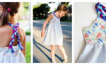 Girl Braided Dress Free Sewing Pattern