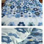 Hexagon Flower Quilt Duvet Free Sewing Pattern