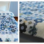 Hexagon Flower Quilt Duvet Free Sewing Pattern