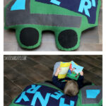 Mega Dump Truck Floor Pillow Free Sewing Pattern