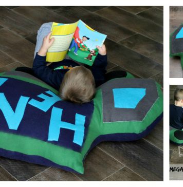 Mega Dump Truck Floor Pillow Free Sewing Pattern